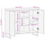 Sideboard 90 X 33 X 75 Cm Solid Mango Wood-325639995