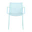 Ensemble de 4 chaises en polypropylène résistantes aux intempéries - Chaises longues empilables pour la piscine, le jardin, le restaurant et l'intérieur-634994227