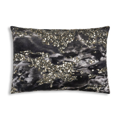 Amal Rectangular Velvet Pillow Cover & Insert