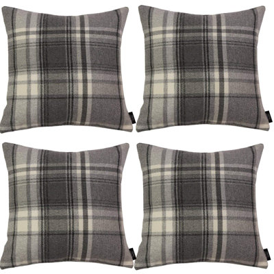 Plaid 43'' Throw Pillow Cover
