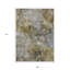Tapis intérieur lavable abstrait taupe brun et gris 9 pi x 12 pi