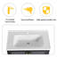 Meuble-lavabo simple 31,88 po Thurid