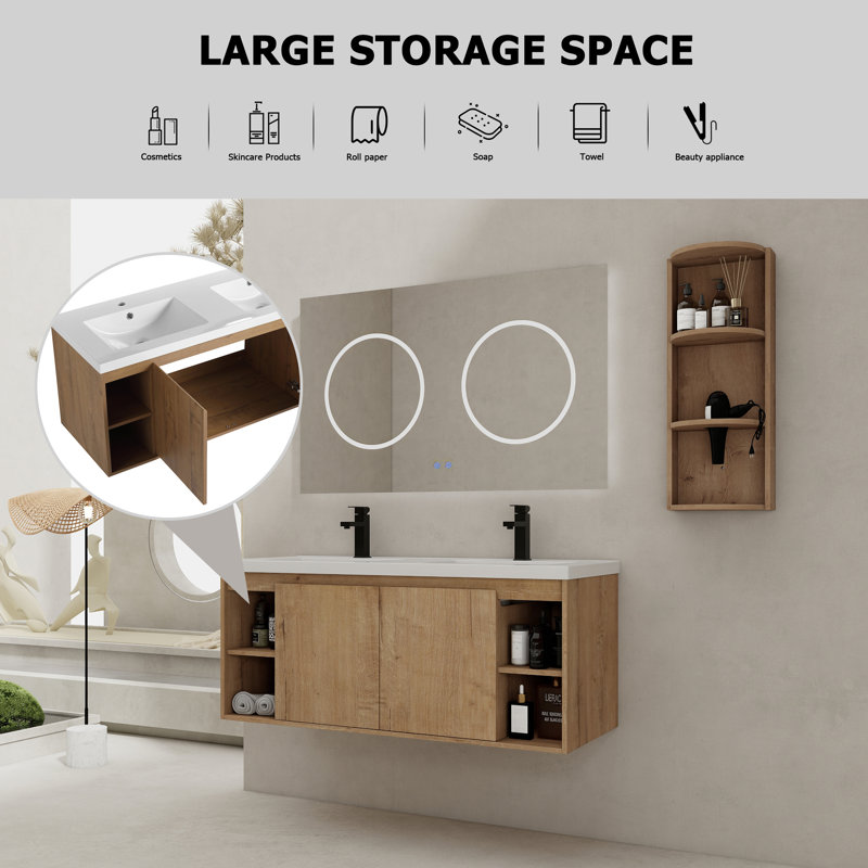 Wall-Mounted Bathroom Vanity