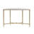 3-Piece Marble Living Room Table Set with with Console, Coffee & End Table