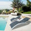  Ensemble de 2 chaises de patio inclinables réglables en aluminium recouvertes de PVC avec coussins-359464834-359464833