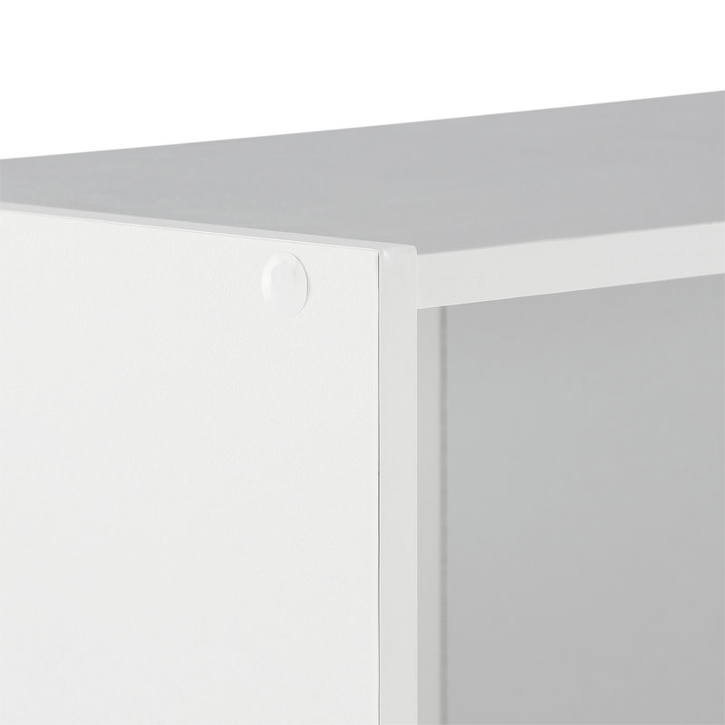 O'Quinn 7-Cube Reversible Open Shelf, White