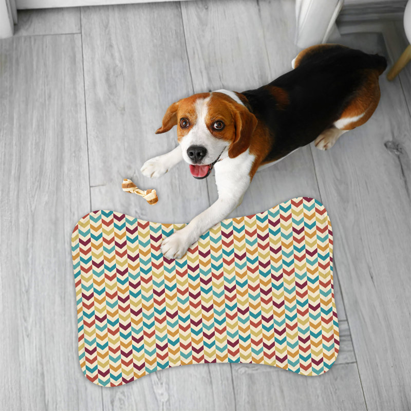 Tapis d'alimentation en os 1 pièce Old-School Fall Rainbow