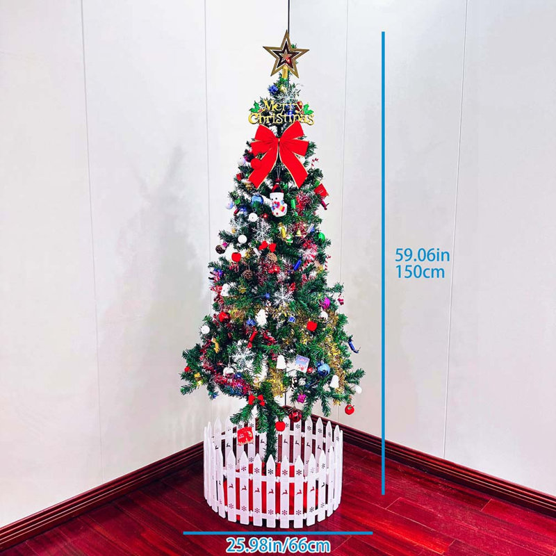Arbre de Noël artificiel 5 pi avec DEL, H 5 pi
