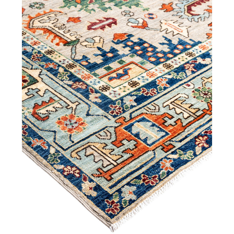 Serapi One-of-a-Kind 7' 11" X 9' 9" Hand Knotted Area Rug