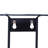 FixtureDisplays Vertical Wall Mounting 6 Pockets 4 X 6" Greeting Card Post Card Rack 4.7 X 2.2 X 30.3" With Slight Pocket Overlap 11713-4X6-BLK
