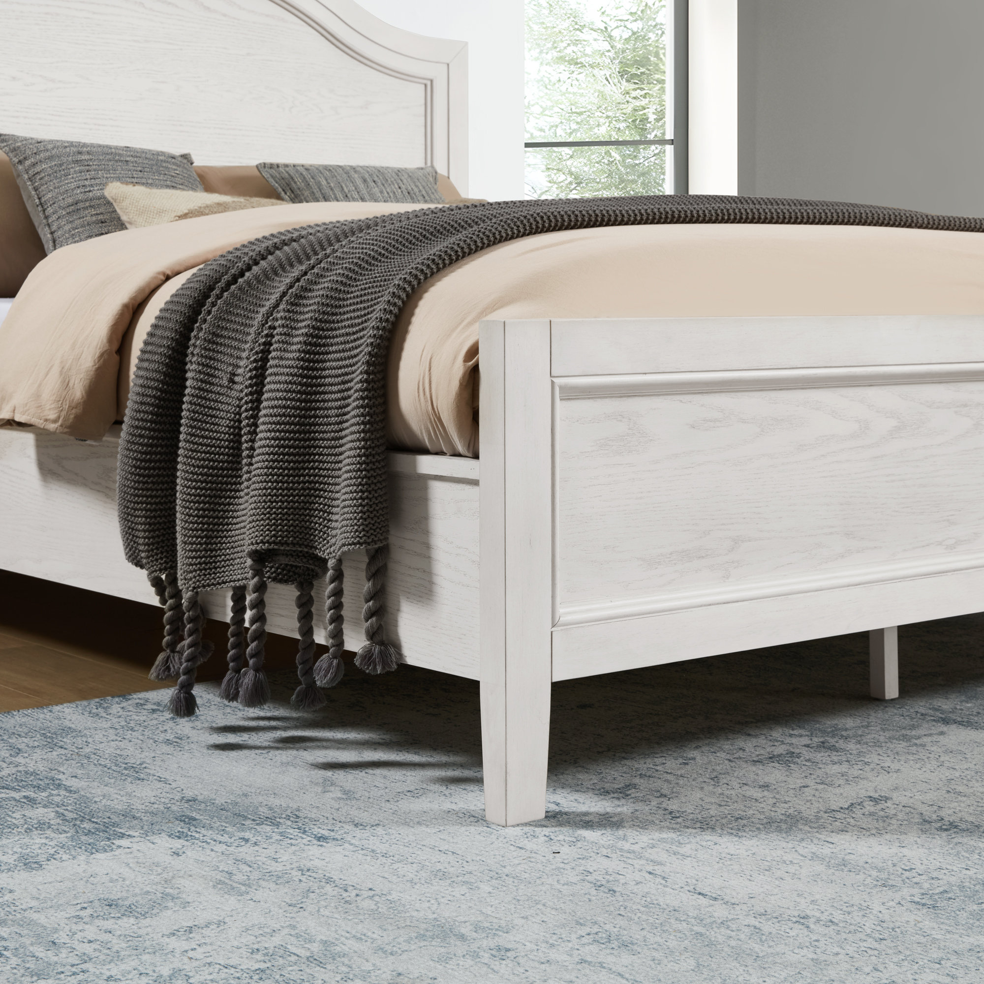 Bartlett Bed, King, White