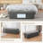  51''W Tufted Teddy Compression Bench For Bedroom Dinning room or Living room-420132245