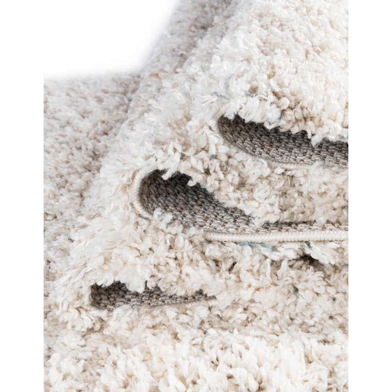 Molene Ivory Area Rug, Round 10'