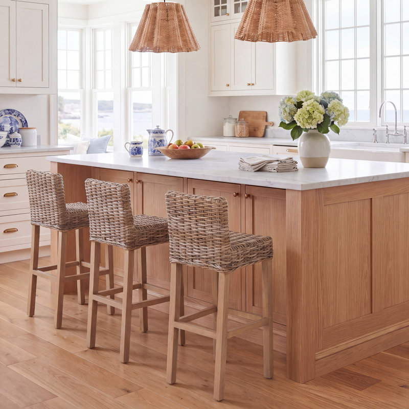 Idalou Bar Stool, Antique Gray
