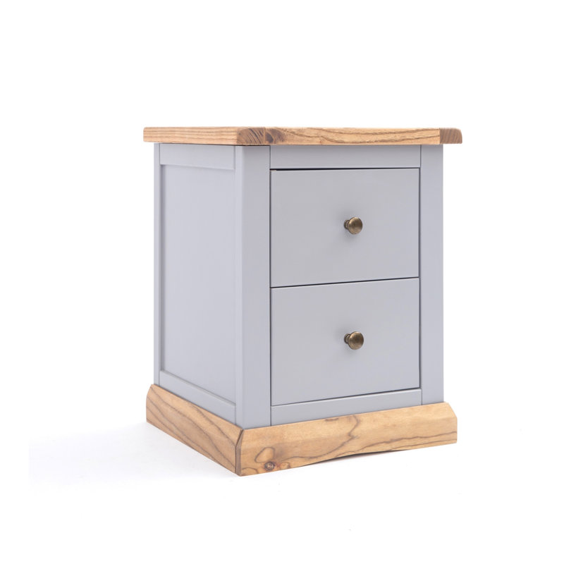 Conn 45 cm W Bedside Table, Brown