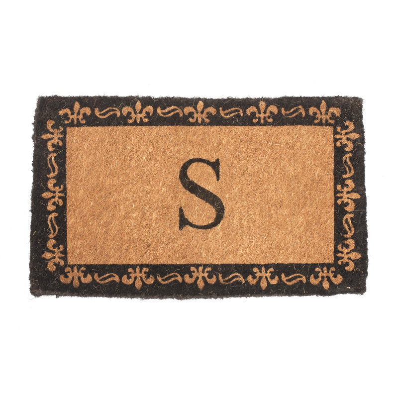 Stansfield Floral Outdoor Doormat, Rectangle 2' x 3'3'', S