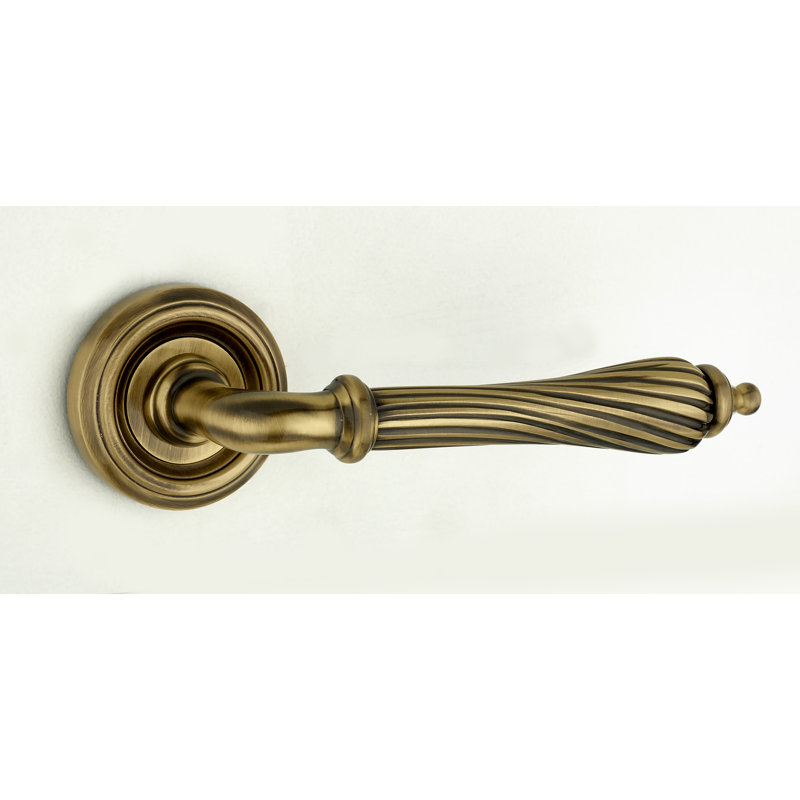 Giselle Passage Door Handle, Antique Bronze