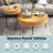 Solid Wood Top Nesting Coffee Table