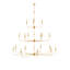Lustre doré Nottaway Grande