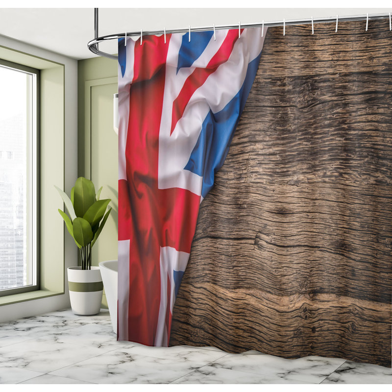 Shower Curtain with Hooks Included