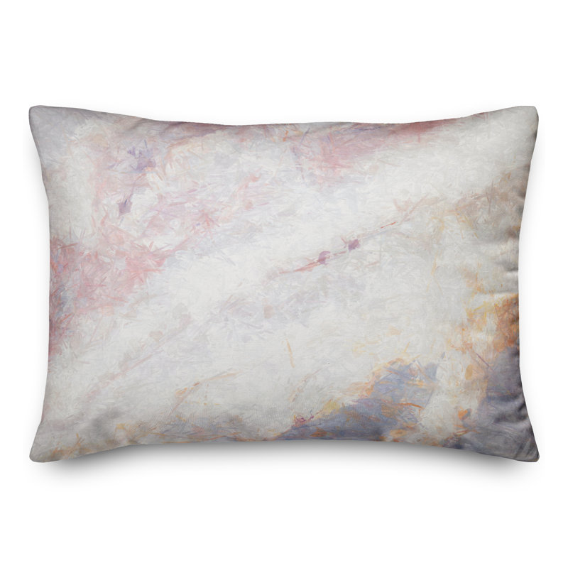 Marble Rectangular Pillow Cover & Insert
