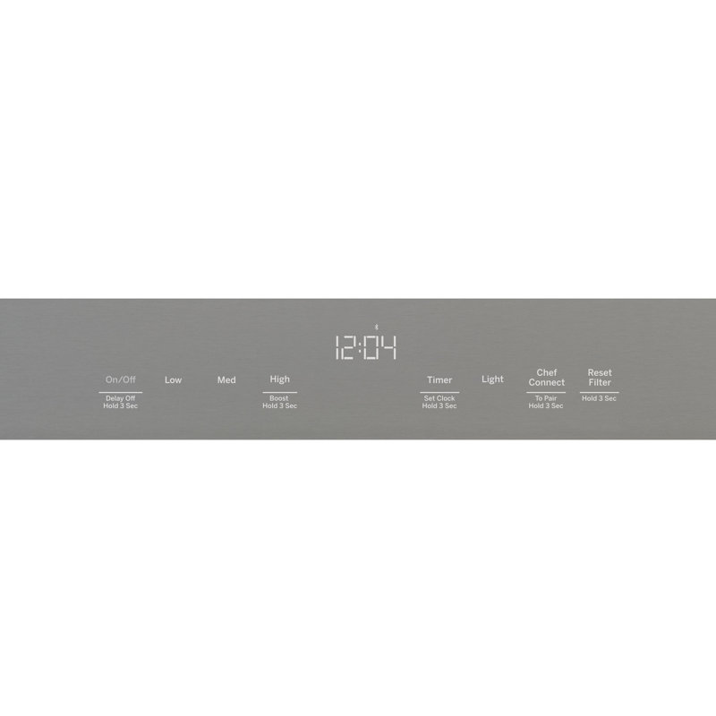 Hotte murale convertible intelligente 36" designer 610 cfm