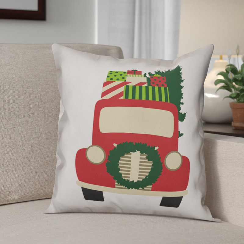 Reversible Throw Pillow, 20" x 20", Pillow Cover