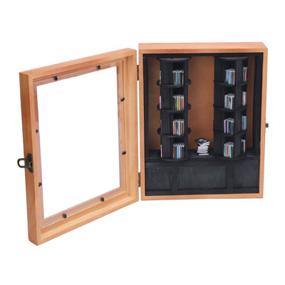 Mini-bibliothèque rotative miniature en bois massif et en plastique pour la maison