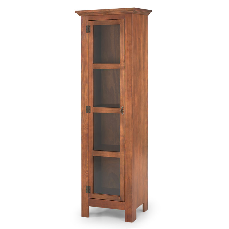 Colvard Accent Cabinet, Black Golden Oak