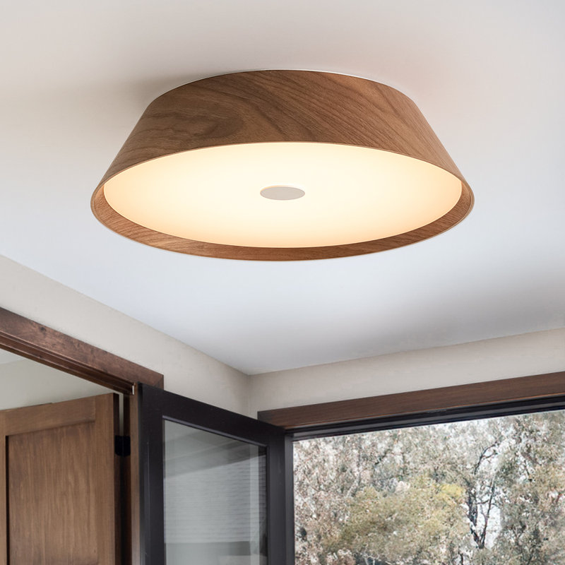 Flush Mount, Walnut