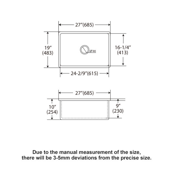Dimensions du produit