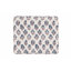 Repose-pieds capitonné moyen avec motif floral bleu-137137110