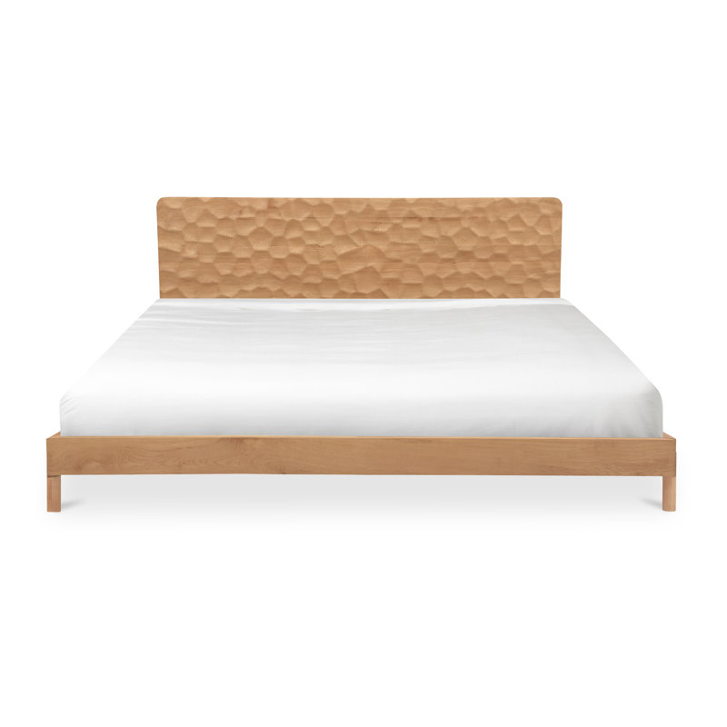 Marsa Upholstered Bed, Brown, Queen