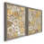 Toile avec cadre gris