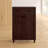 Baxton Studio Glidden Dark Brown Shoe Cabinet With Drawer And Five Shelves 45.1" H