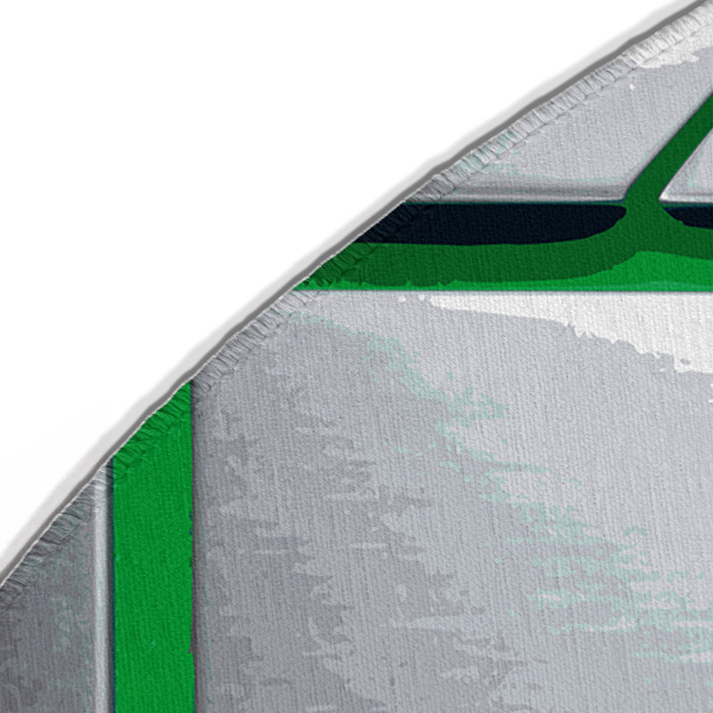 Infinity Circuit Indoor And Outdoor Area Rug, Round 5'