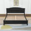 King Wood Platform Bed with Headboard-1774044813