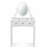Oldfield 5 Drawer Makeup Vanity Set with Mirror-432082203