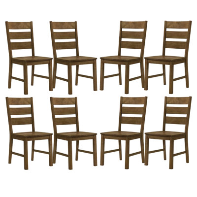 Adalia Rustic Solid Wood Dining Chair Set