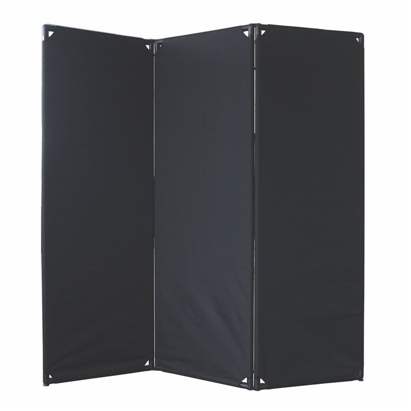 FP6 Folding Privacy Screen, Black