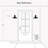 Adainville 12" W Dusk to Dawn Iron Wall Light