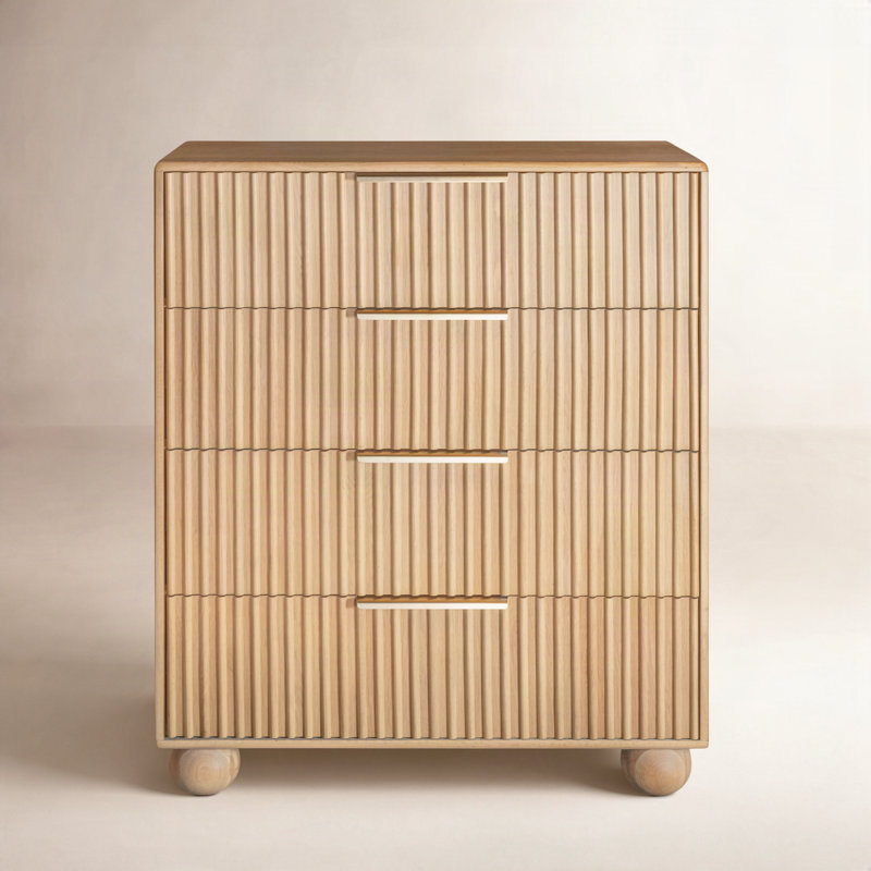 Camila 4 Drawer Wood Chest