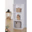 3 Tier  Cube Bookcase Wooden Bookshelf-216405310