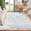 Tapis blanc moelleux à poils de mouton Haja-65284946