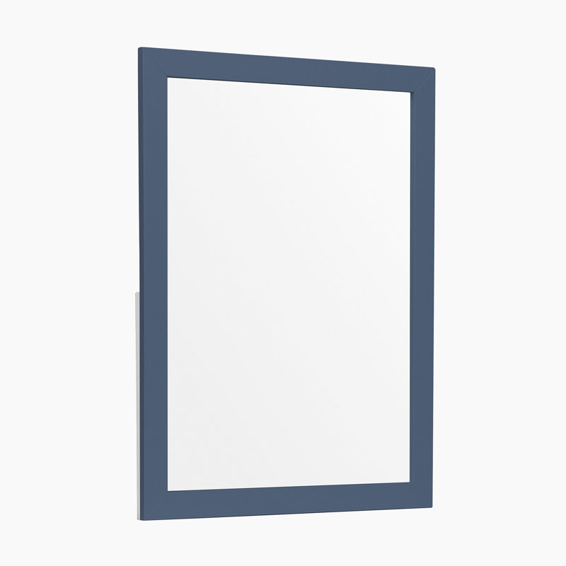 Miroir rectangulaire transitionnel en bois de 28 po Vasselle, Miroir