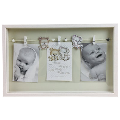 Darleene White Shadow Box Picture Frame