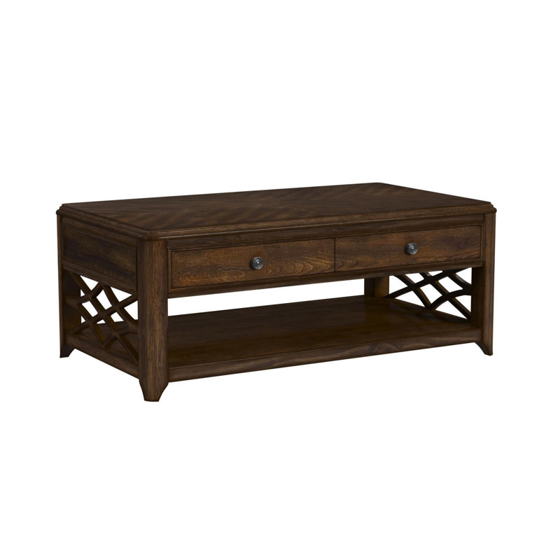 Gordonville Lift-Top Coffee Table in Cherry
