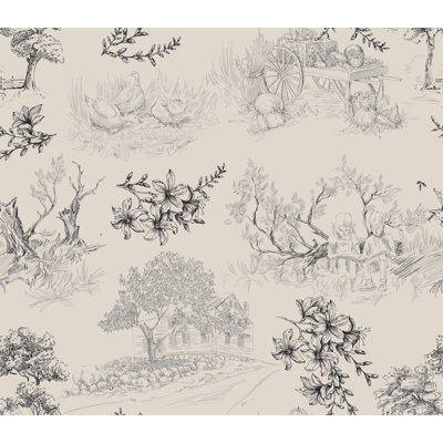 Peel & Stick Toile Roll