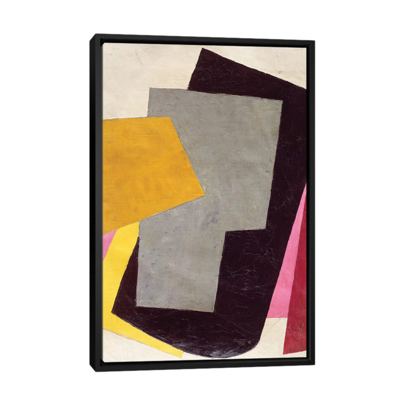 «Sans titre», impression sur toile tendue, H 26 po x l 18 po x P 1,5 po, Toile encadrée noire, Pas de tapis