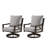 Mhyrren Swivel Aluminum Outdoor Lounge Chair
